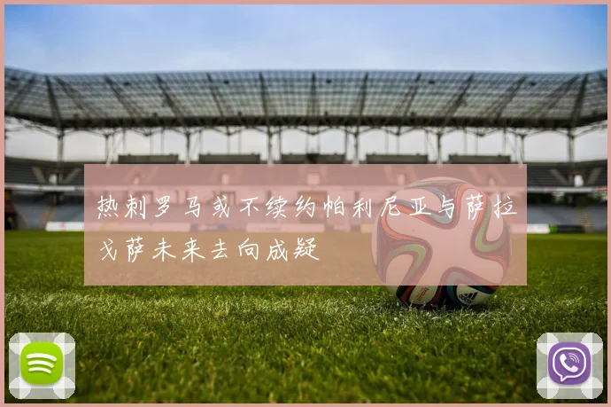 热刺罗马或不续约帕利尼亚与萨拉戈萨未来去向成疑